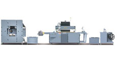Presse d'impression sérigraphique bobine à bobine